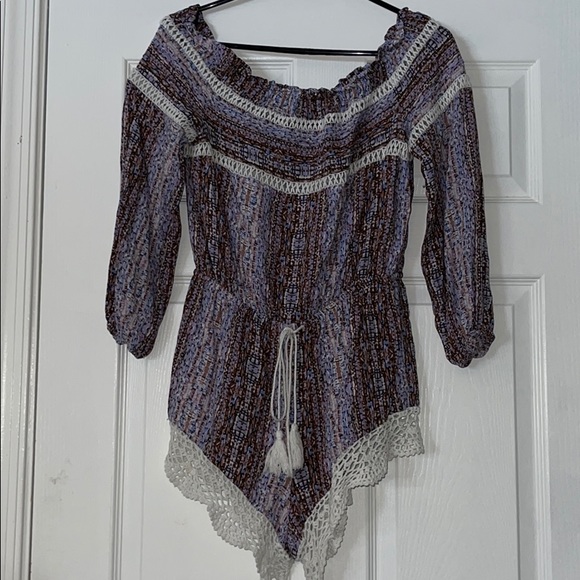 Stunning Romper with Crochet Detailing ✨💕 - Picture 1 of 6